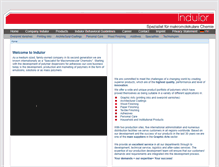 Tablet Screenshot of indulor.com